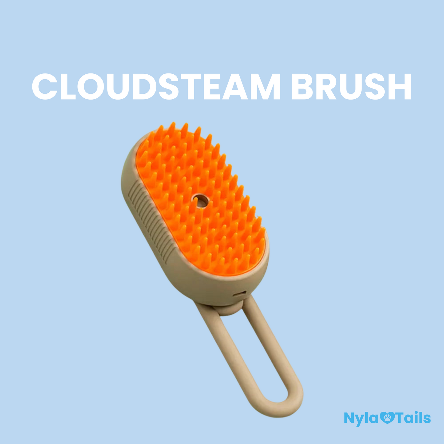 NylaTails® CloudSteam Brush