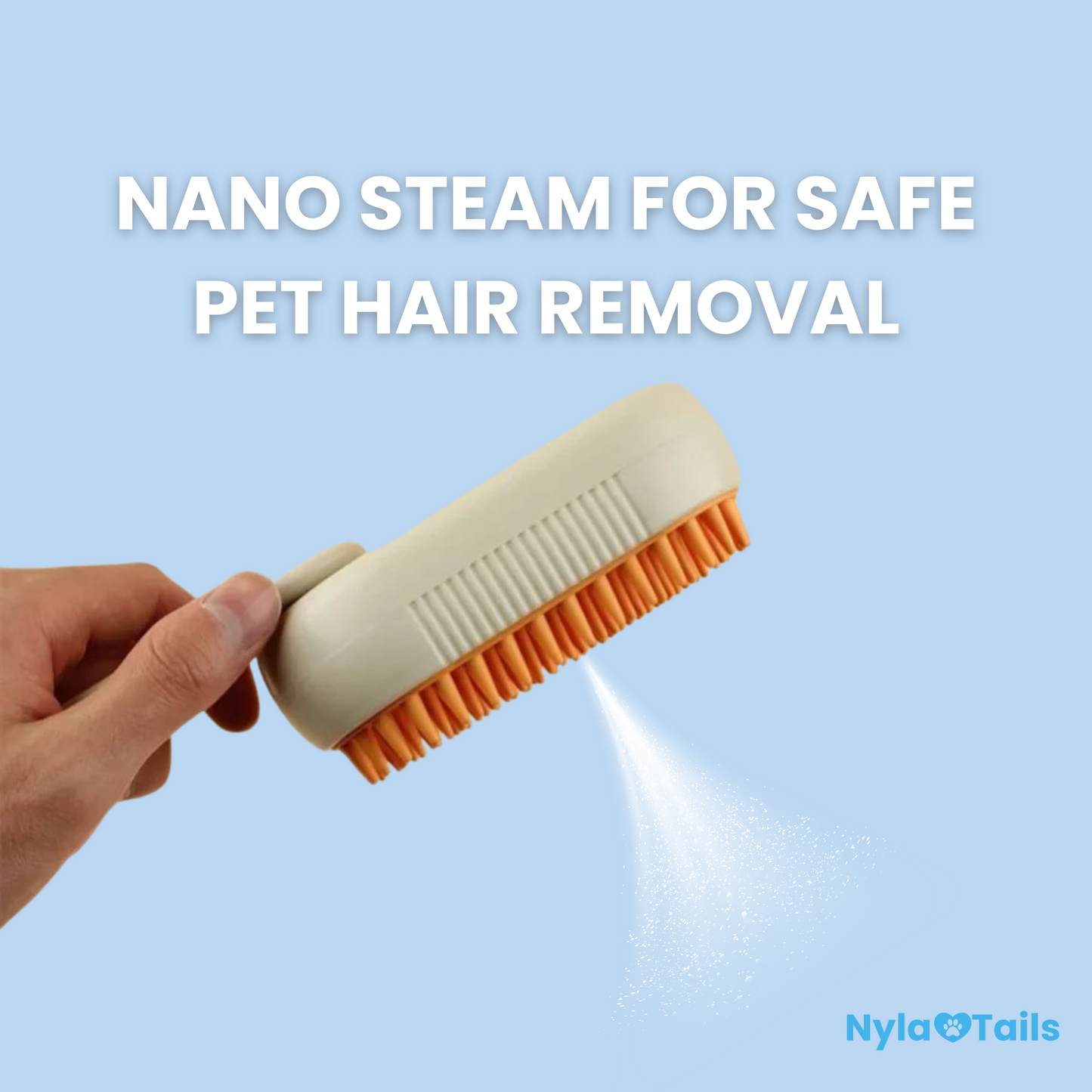 NylaTails® CloudSteam Brush