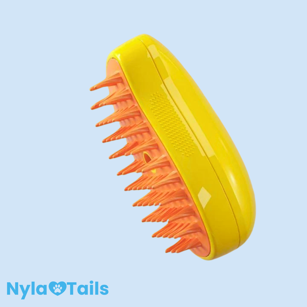 NylaTails® Pet Hair Steam Brush