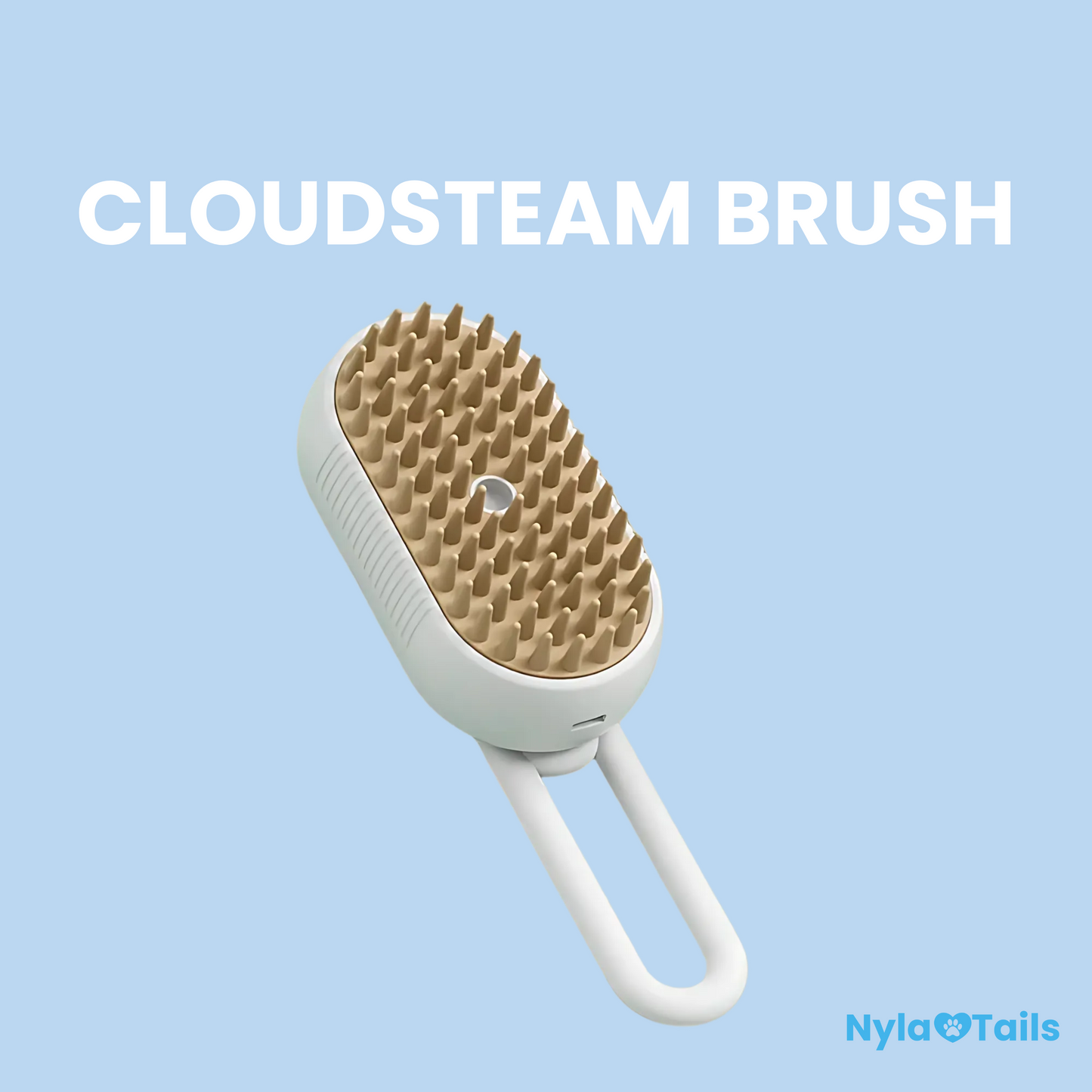 NylaTails® CloudSteam Brush