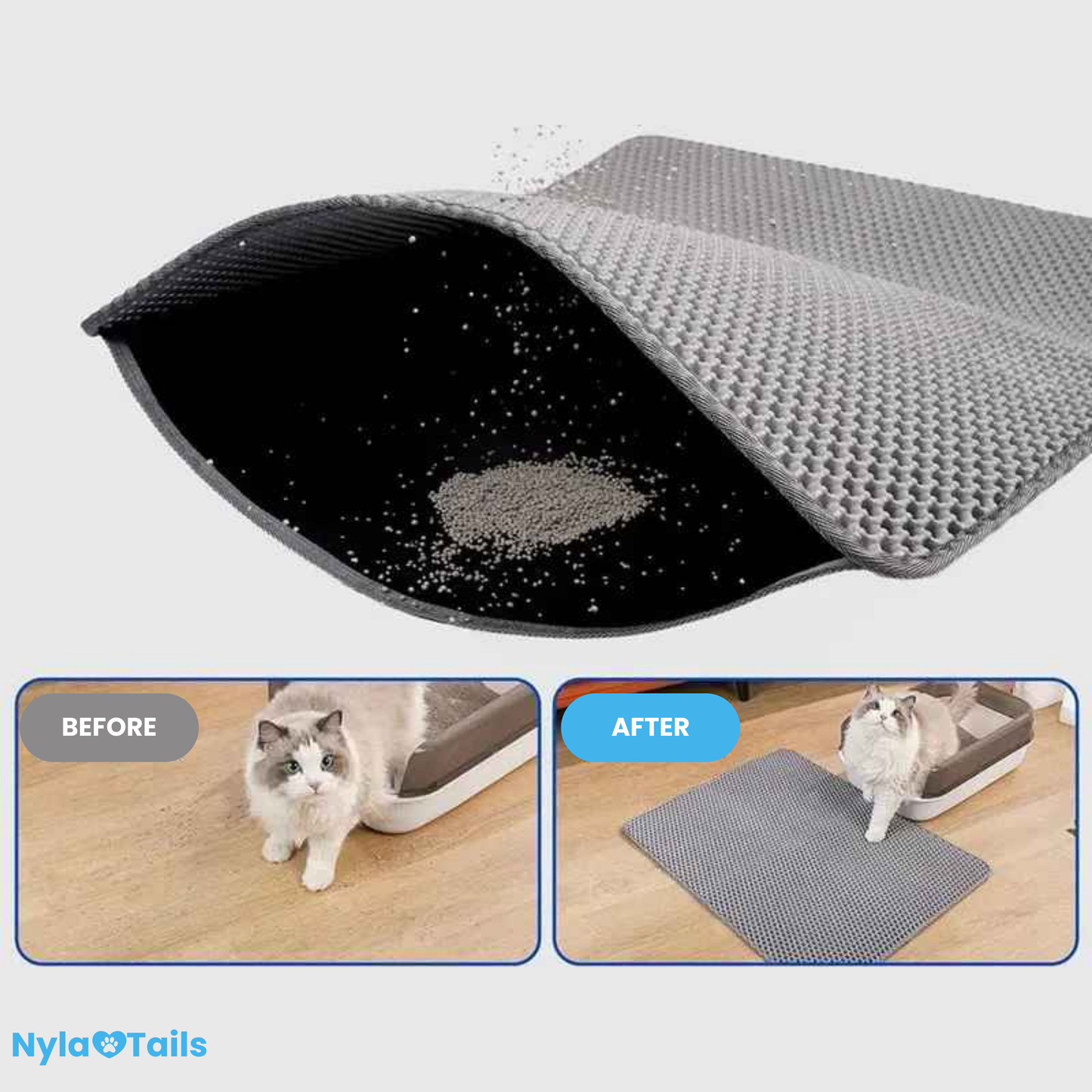 Nylatails® Cat Litter Mat